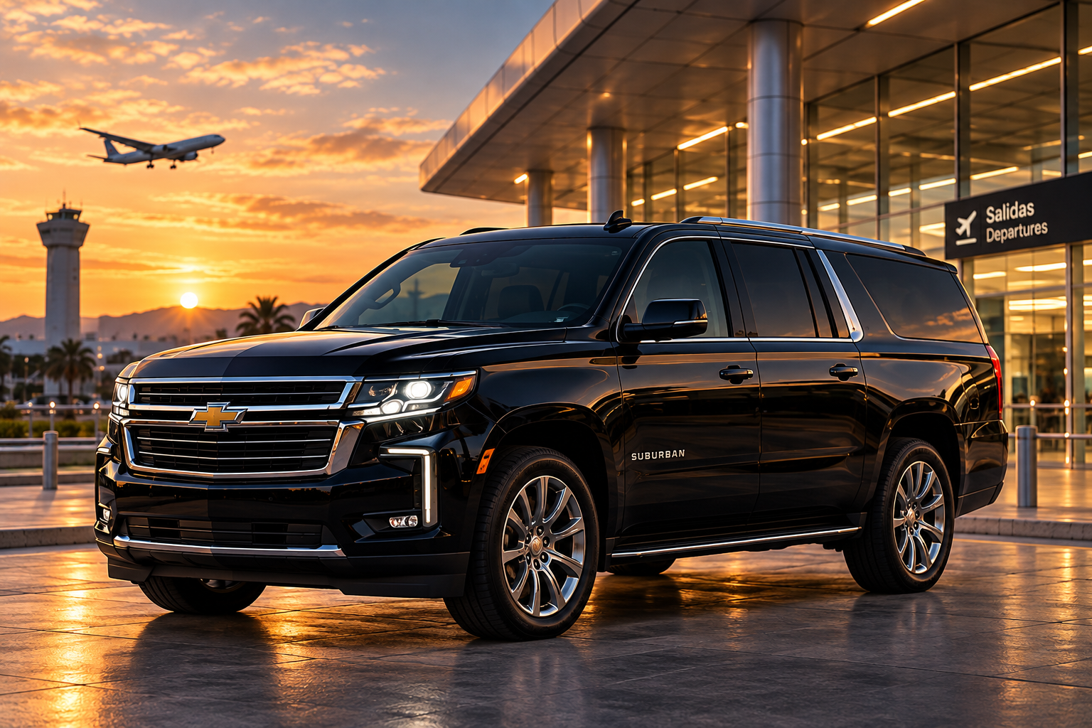 Chevrolet Suburban para traslados privados y aeropuerto